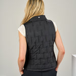 DELIA PUFF VEST ブラック