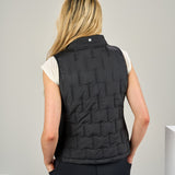 DELIA PUFF VEST ブラック