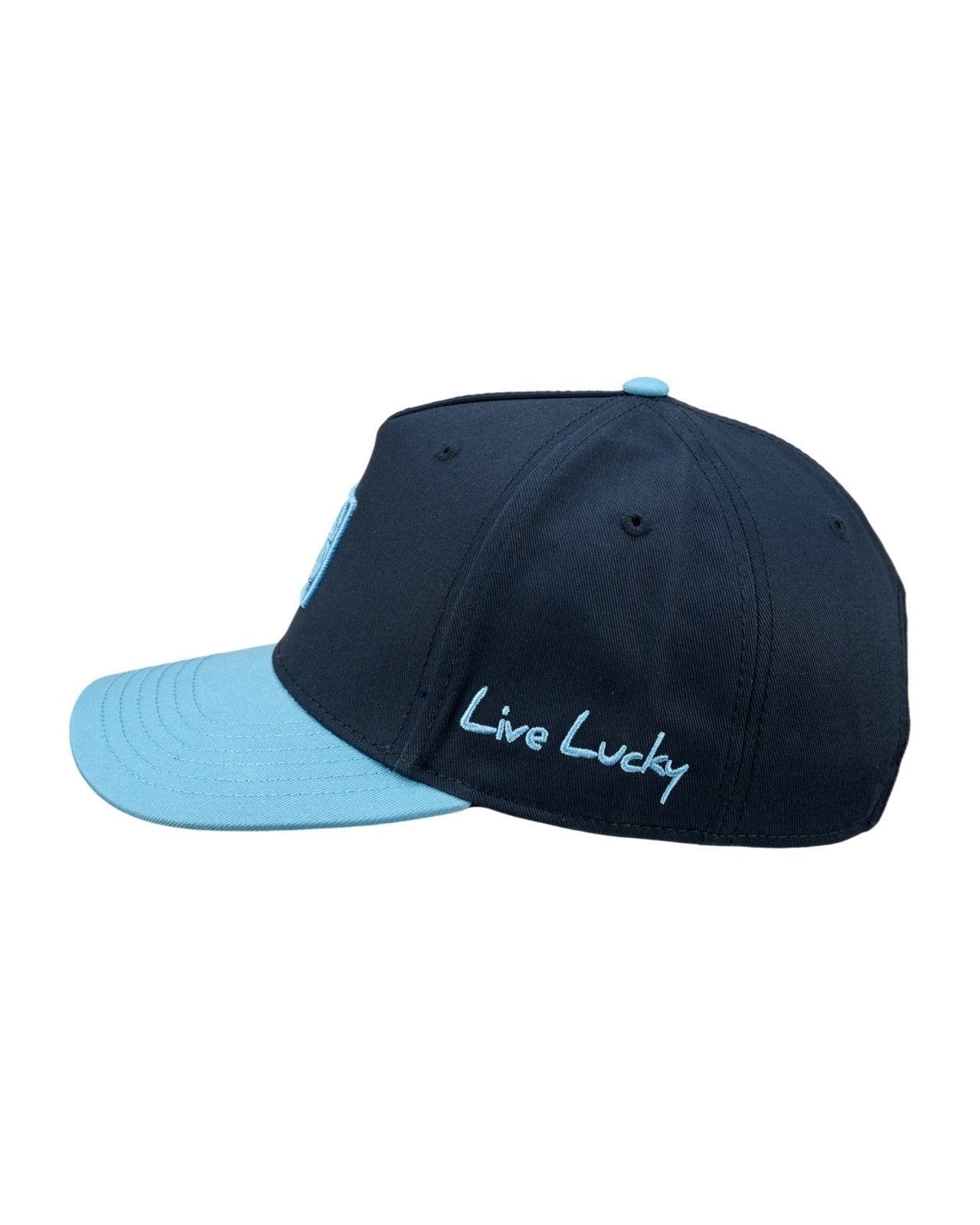 LUCKY SQUARE 1 ペリブルー×ネイビー