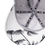black and white tropical print hat from Black Clover